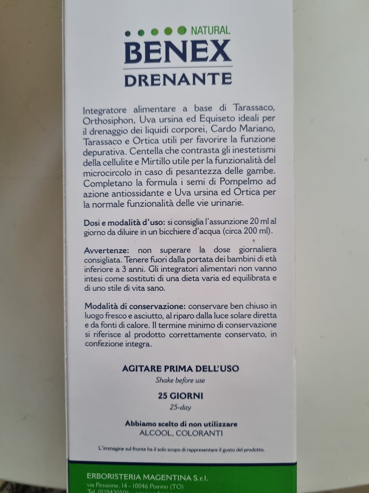 Natural Benex - Drenante