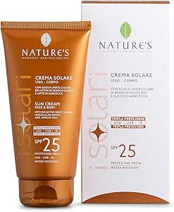 Nature’s Crema Solare Viso e Corpo SPF 25 – Protezione media