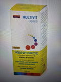 Reinforce Multivit – Multivitaminico liquido 300 ml gusto arancio